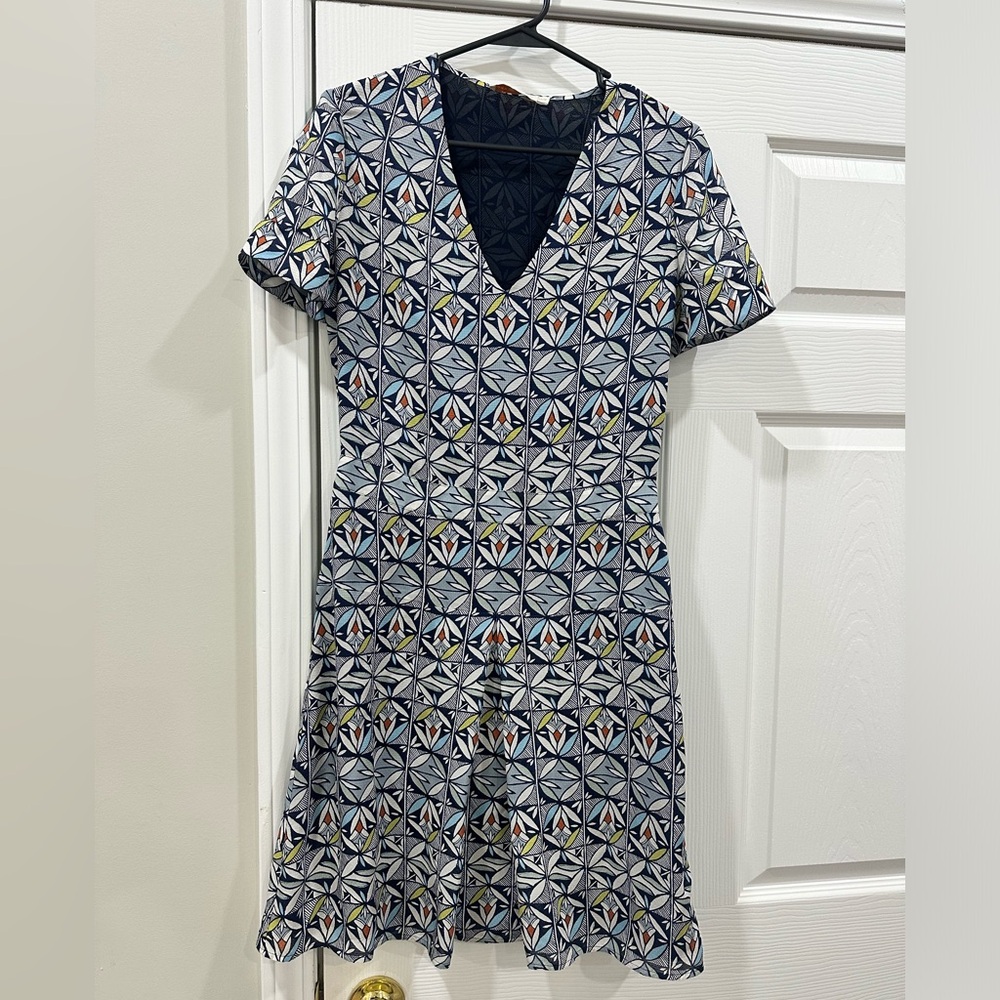 Tory Burch geometric silk dress